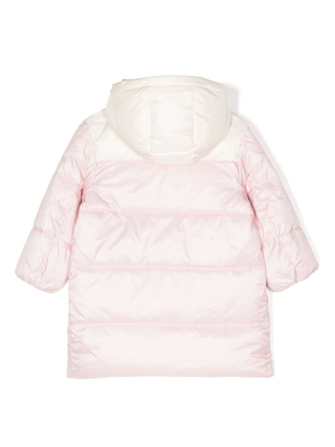 

Пуховик с логотипом Emporio Armani Kids, розовый