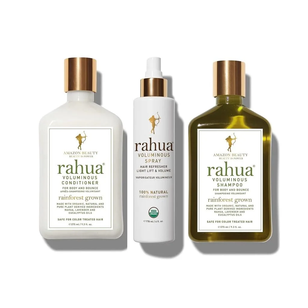 Набор для ухода за волосами Rahua Voluminous: шампунь и кондиционер Voluminous, спрей Voluminous, 6 жидких унций.