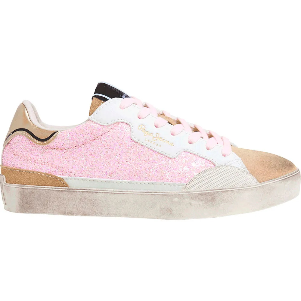 

Кроссовки Pepe Jeans Lane Sequins, розовый
