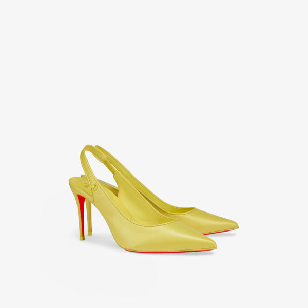 Туфли Christian Louboutin Sporty Kate на шпильке 85 мм, желтый — фото 4