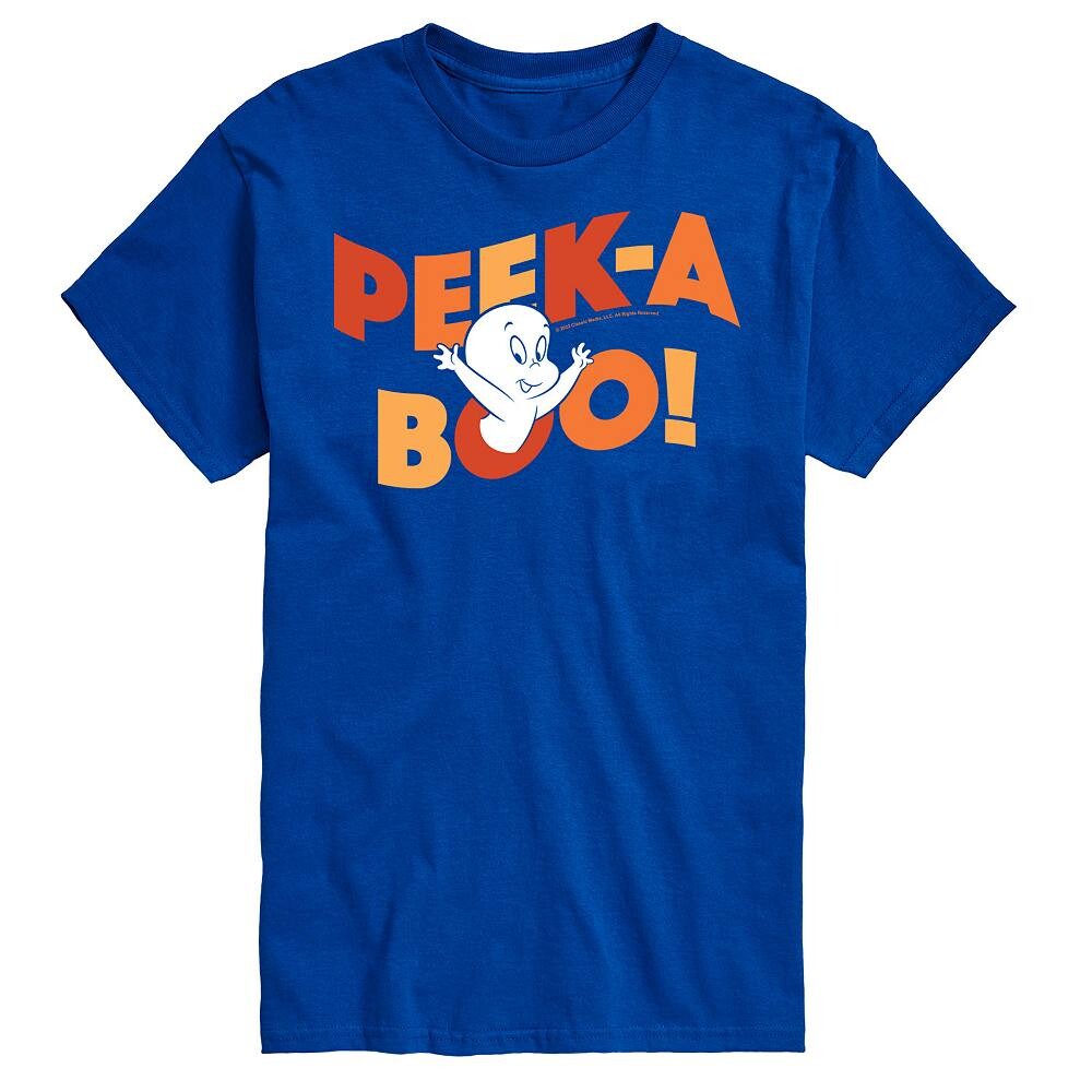 

Мужская футболка с рисунком Casper Peek A Boo Licensed Character, синий