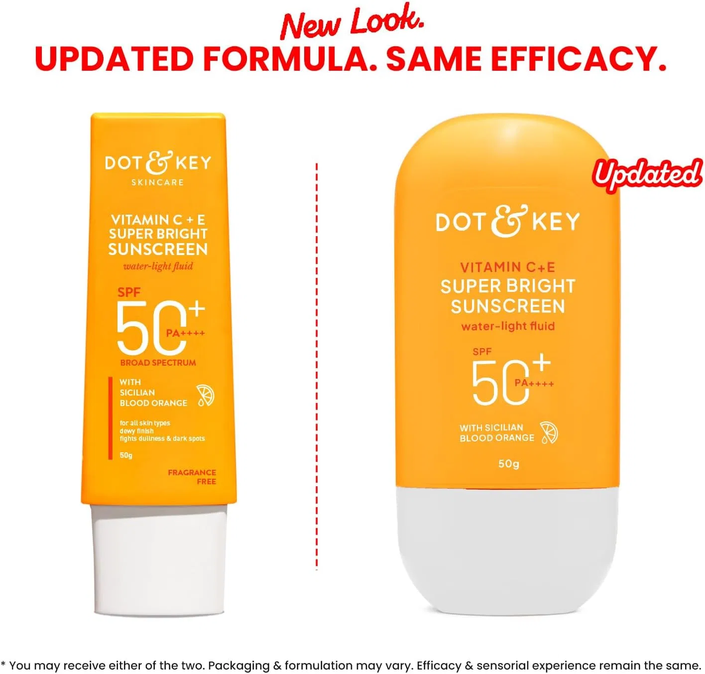 Солнцезащитный крем для лица Dot & Key Vitamin C+E SPF 50, 50 мл — фото 2