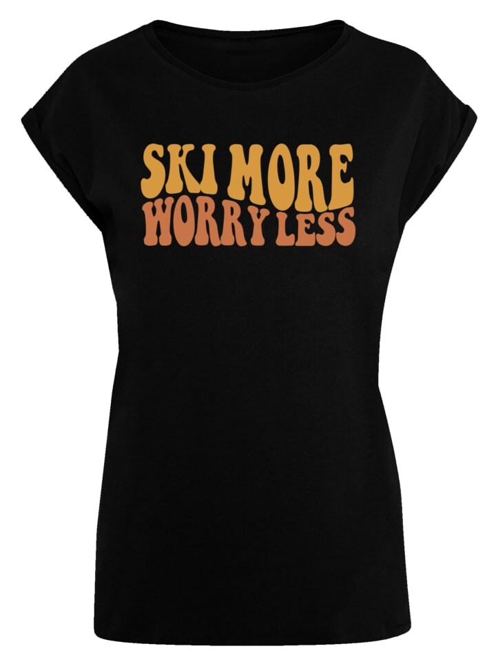 

Футболка F4NT4STIC T-Shirt Ski More Worry Less, черный