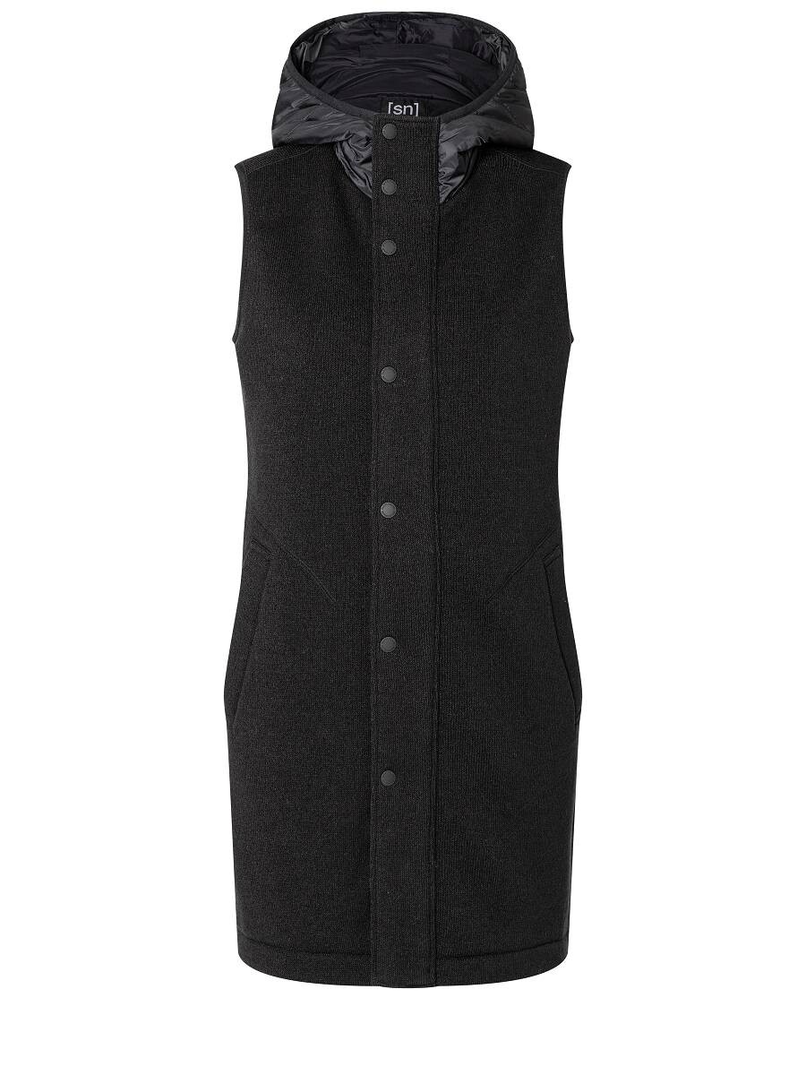 

Утепленный жилет super.natural Merino Jacke, черный