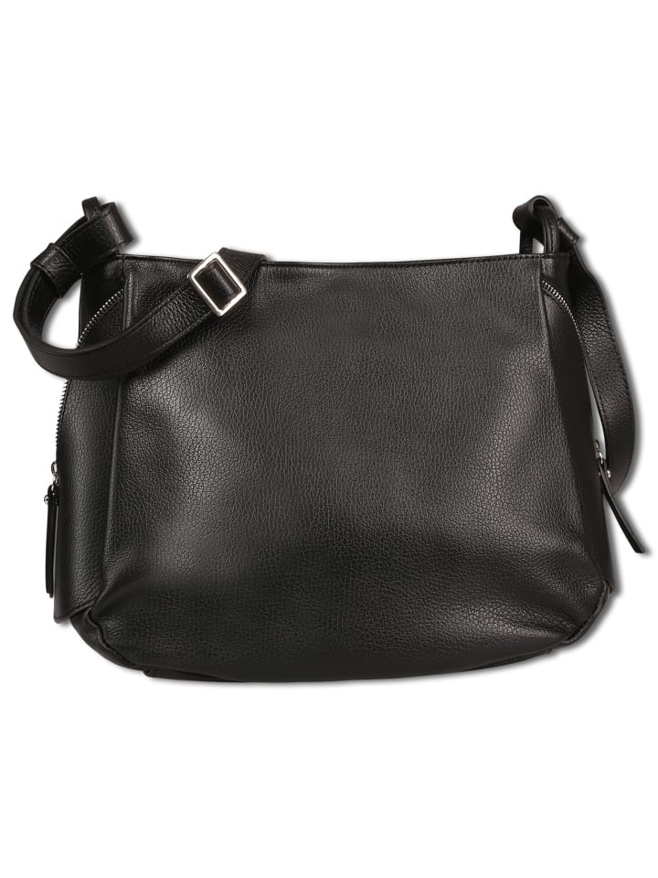 

Сумка через плечо Toscanto, кожа, черная, около 35 см Toscanto