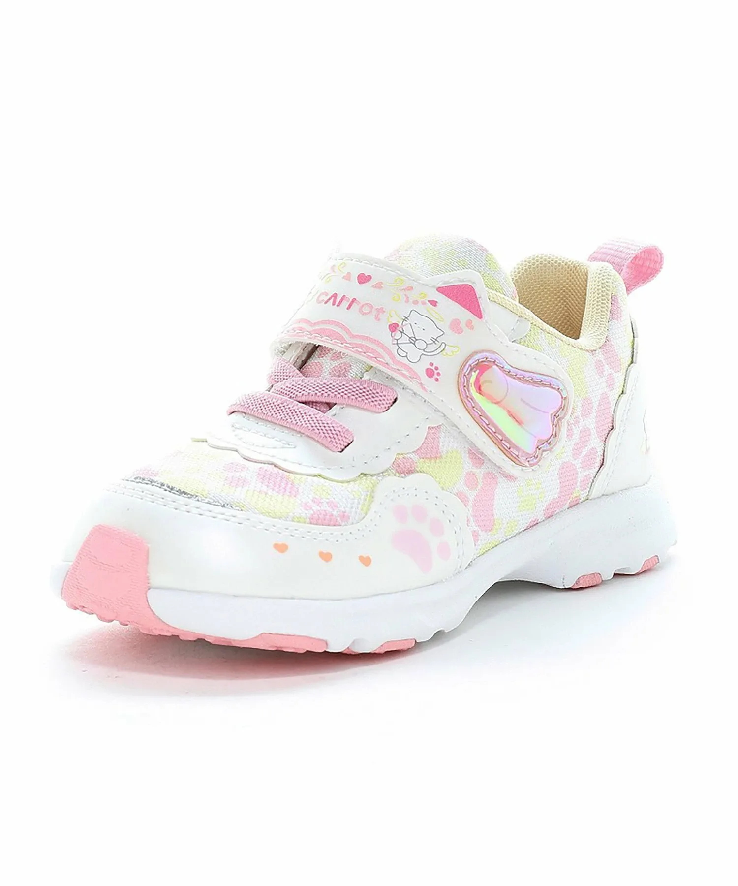 Детские кроссовки MoonStar CR C2388 белого цвета для девочек Carrot, white