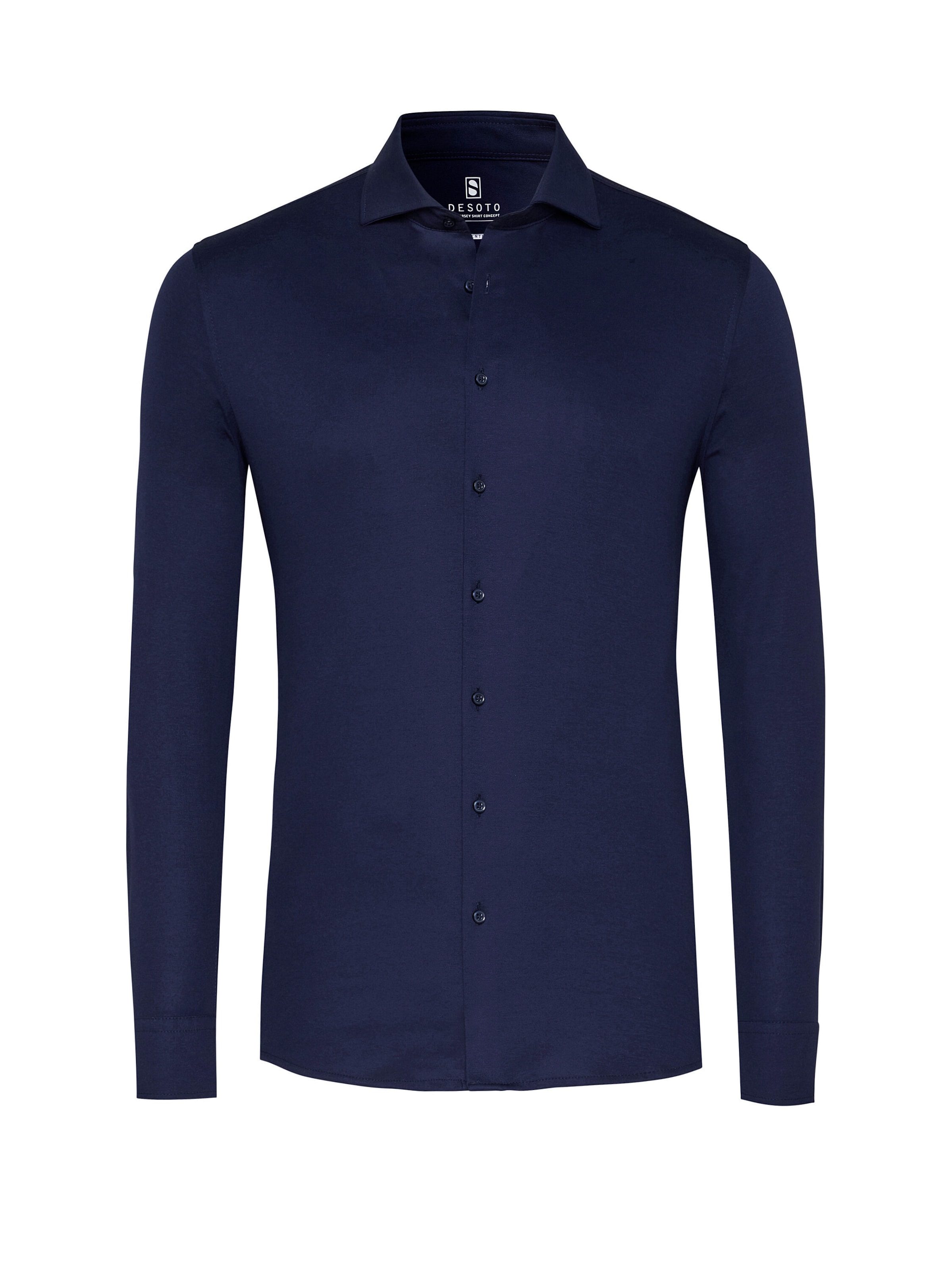 

DESOTO Рубашка для делового стиля в темно-синем цвете, slim fit