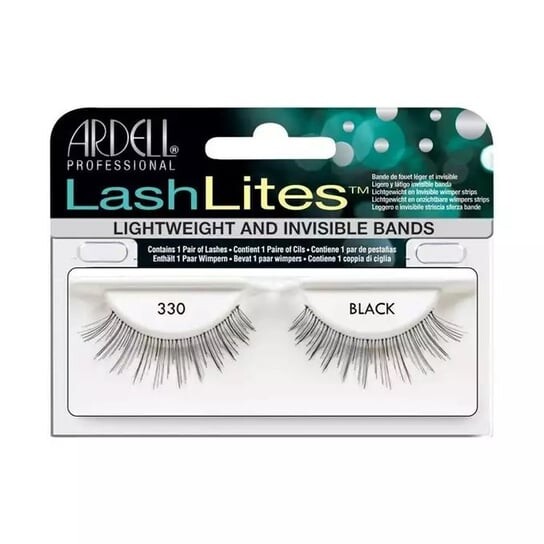

Пара накладных ресниц на полоске 330 Черный Ardell, Lash Lites