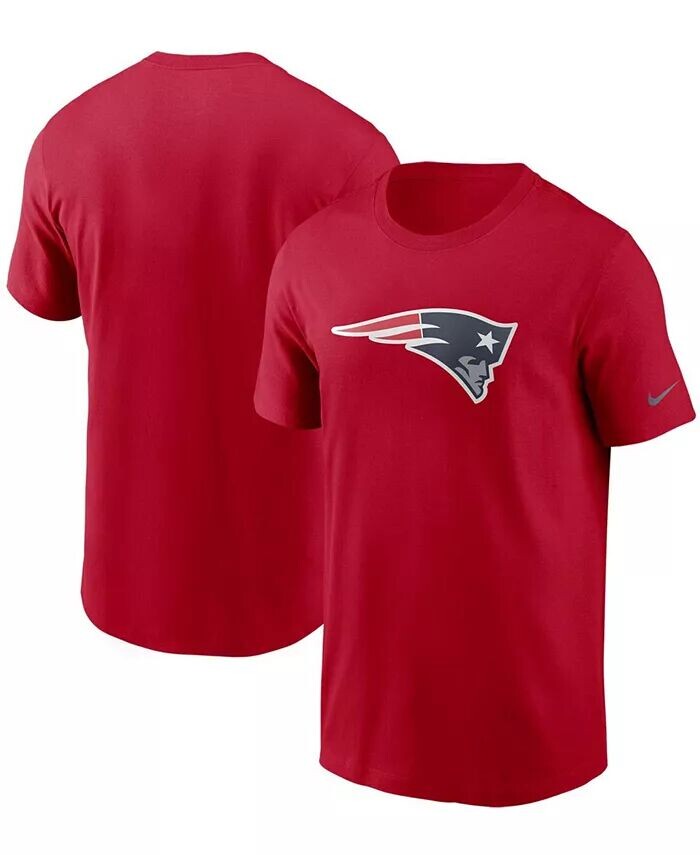 

Мужская красная футболка с основным логотипом Big and Tall New England Patriots Nike
