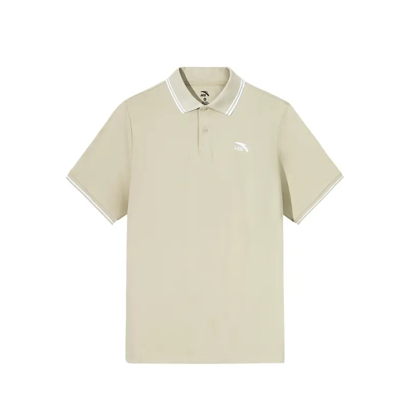 

Футболка-поло Life Collection мужская latte gray ANTA, серый