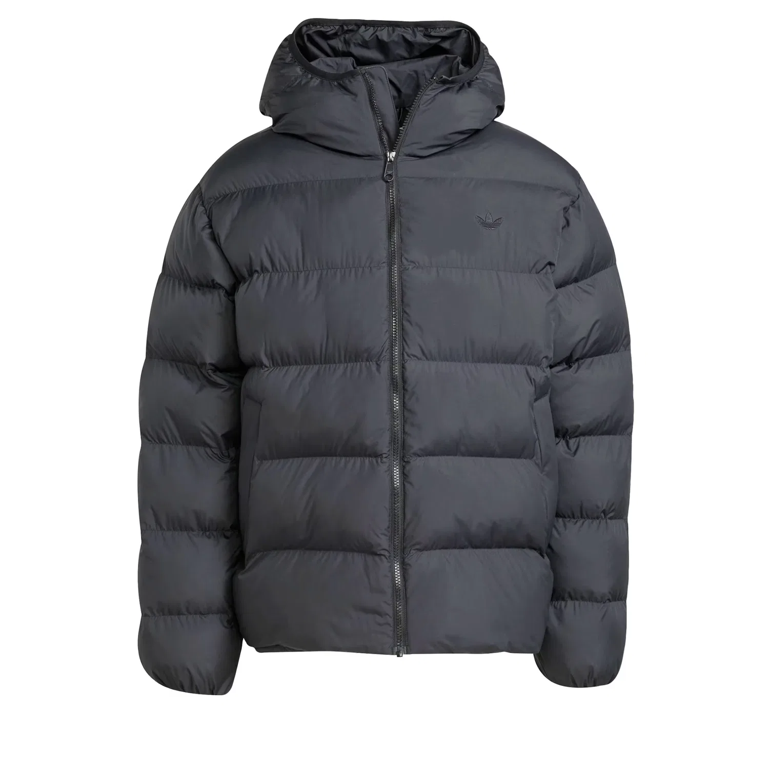 Зимняя куртка Adidas Originals Tonal Hooded Puffer черного цвета
