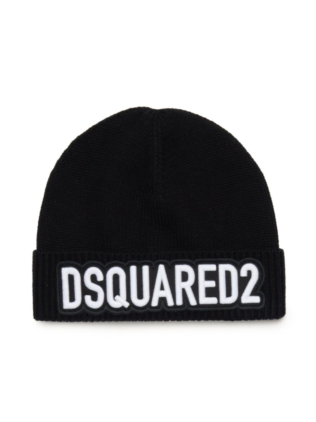 

DSQUARED2 KIDS шапка бини с вышитым логотипом, черный