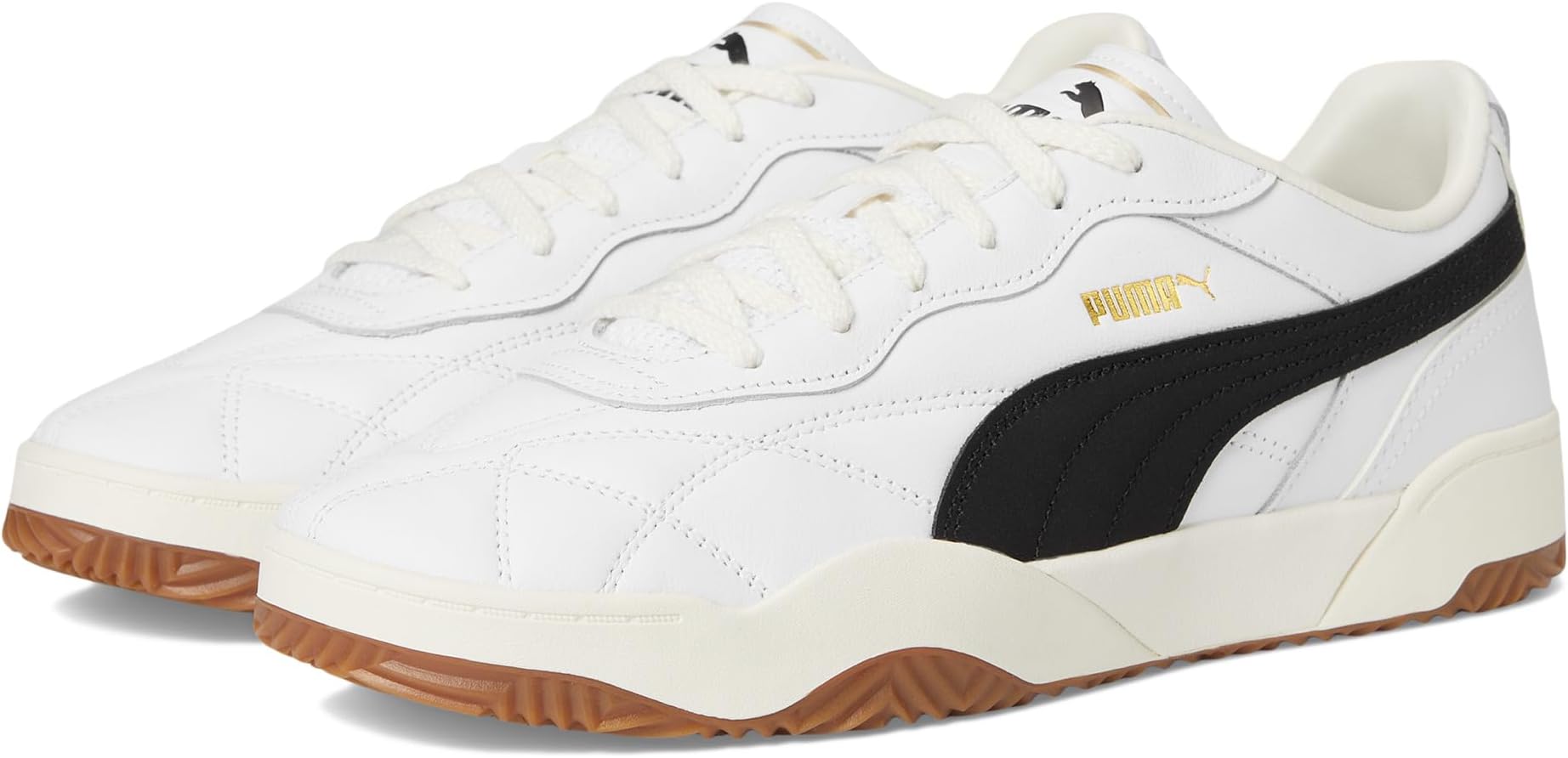 

Кроссовки PUMA Tifosi Lux Shoes, цвет Puma White/Puma Black/Gum