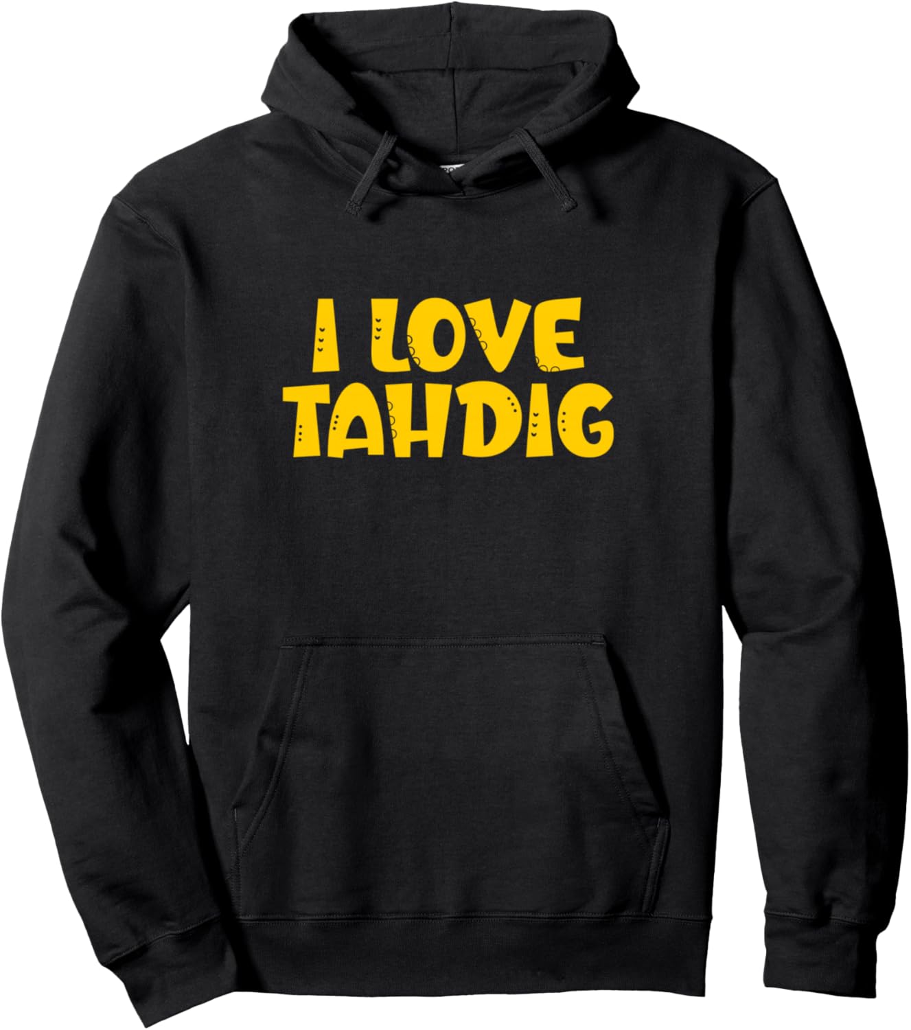 

Худи I Love Tahdig Persian с забавным принтом I LOVE TAHDIG Tahdig Persian Food Iran Funny Iranian Foodie Gift, черный