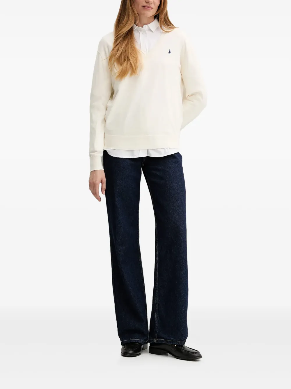 Толстовка с вышитым логотипом POLO RALPH LAUREN, нейтральный — фото 2