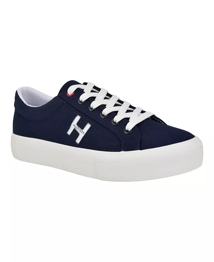 Женские кроссовки Aconia на шнуровке Tommy Hilfiger, синий — фото 3