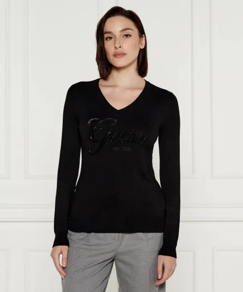 

Свитер Меган Slim fit Guess Jeans, черный