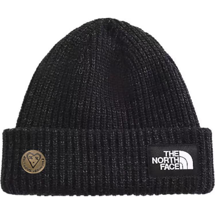 

THE NORTH FACE Унисекс черная шапка-бини, One Size Black Logo