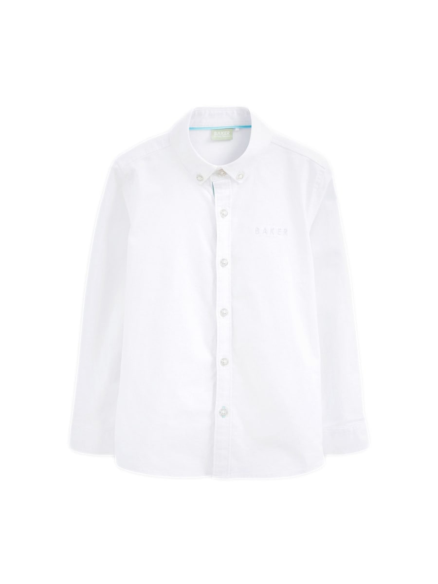 Рубашка на пуговицах классического кроя Baker by Ted Baker, белый