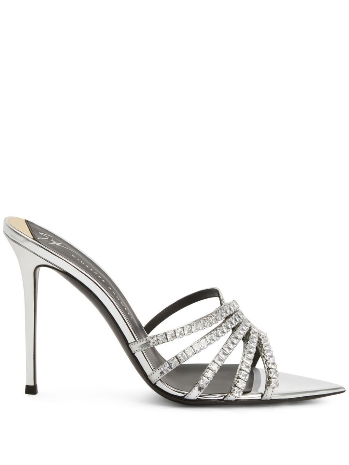 

Giuseppe Zanotti босоножки Intriigo 90, серебристый
