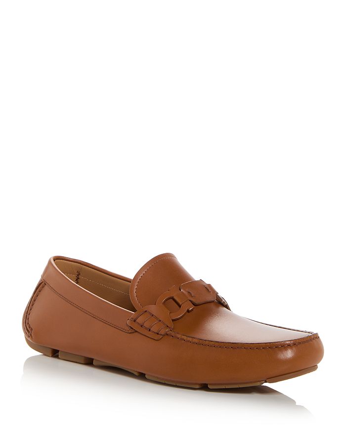

Мужские кожаные лоферы Byte с Gancini - классический крой FERRAGAMO, коричневый/бежевый