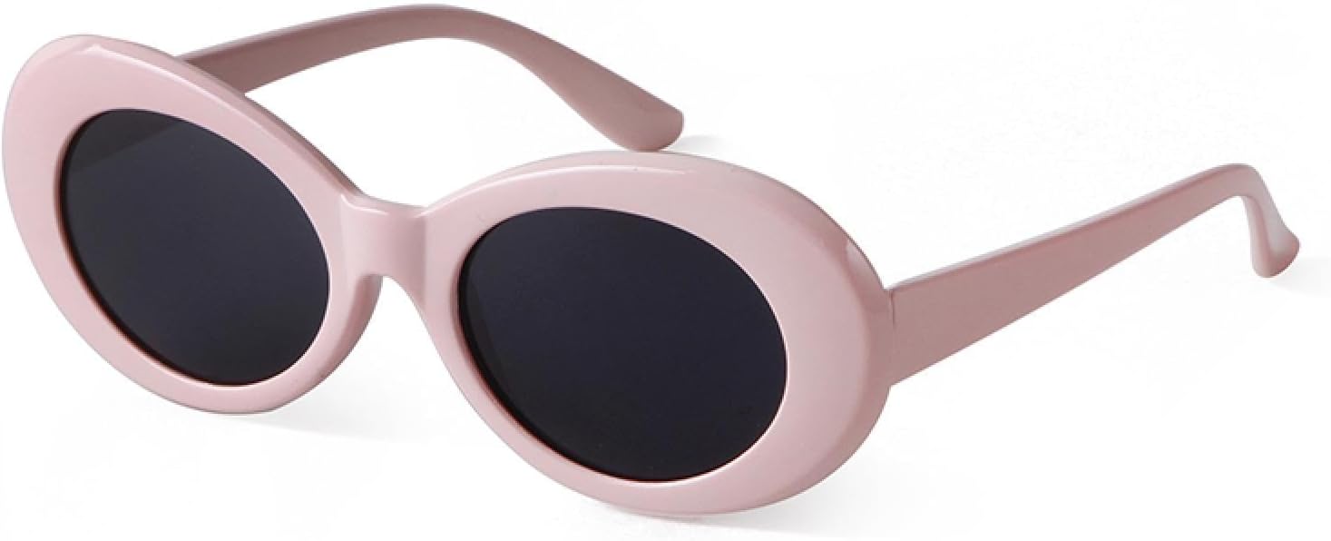 

Ретро овальные солнцезащитные очки для женщин и мужчин в стиле 90-х, круглые солнцезащитные очки фиолетово-розовой оправы с решетчатым рисунком, солнцезащитные очки для женщин с защитой от УФ-излучения UV400 WNCKSQ, C16