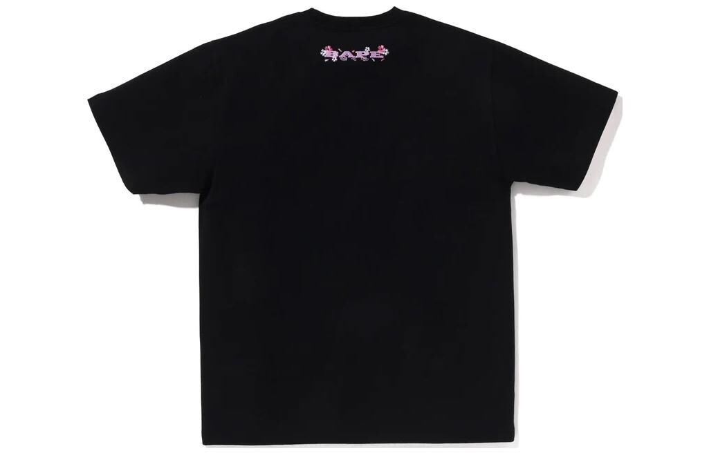 A BATHING APE BAPE Футболка Sakura Photo Ape Head (SS23) Белая, Черный — фото 3