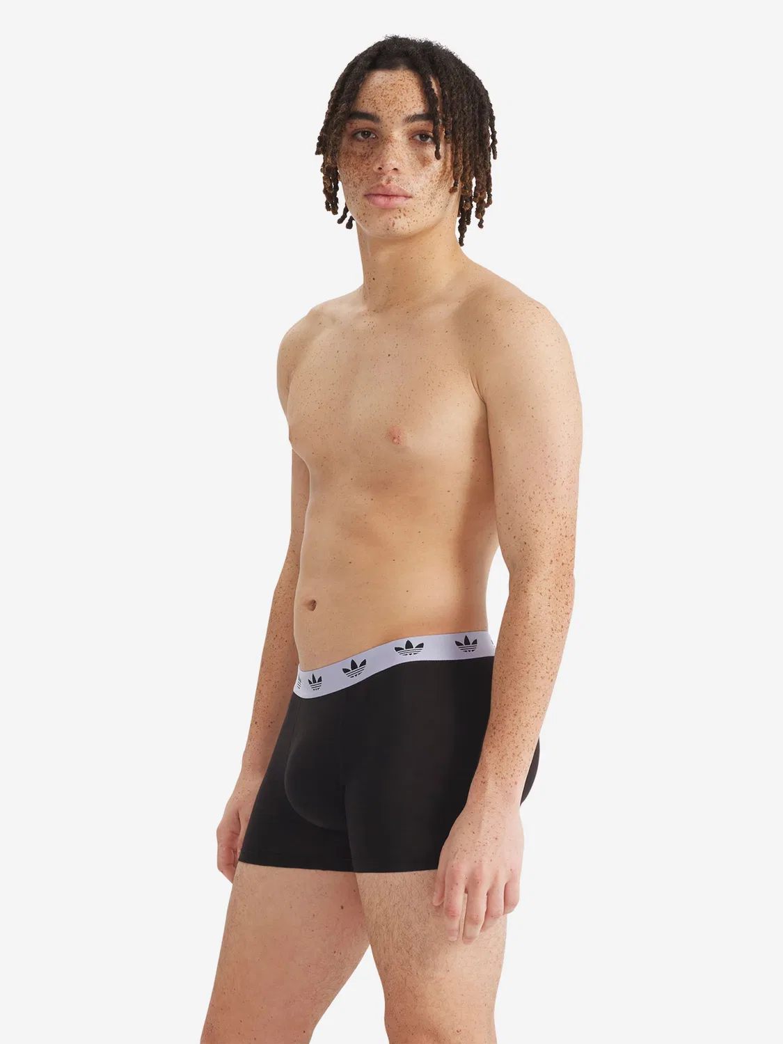 Боксерские шорты Adidas Originals Comfort Flex Cotton черного цвета — фото 3