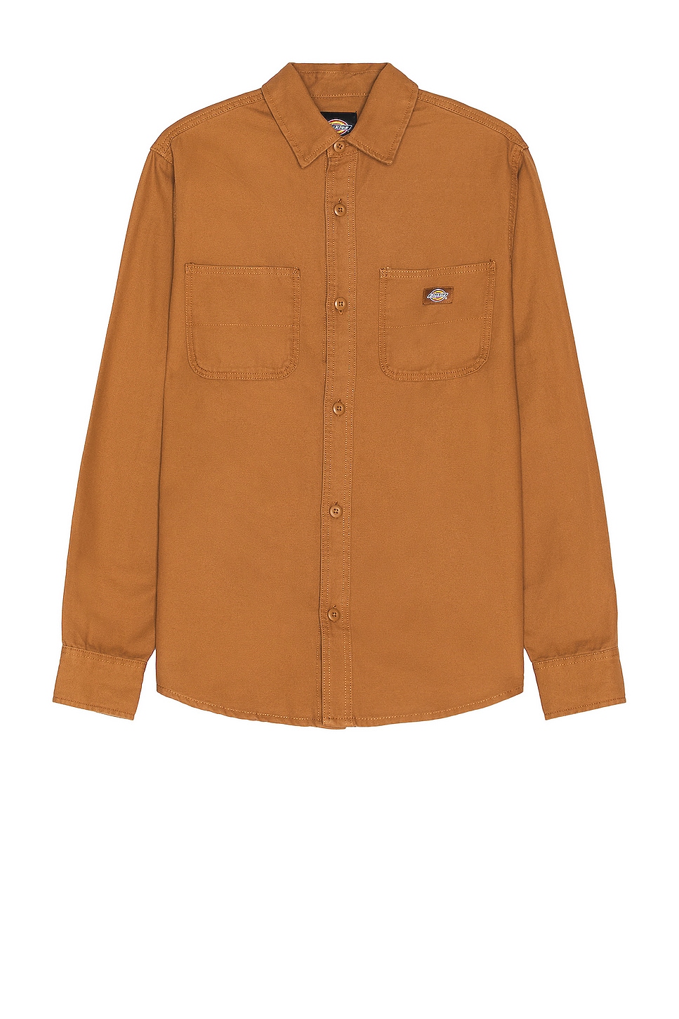 

Рубашка Dickies Duck Canvas Long Sleeve, цвет Stonewashed Brown Duck