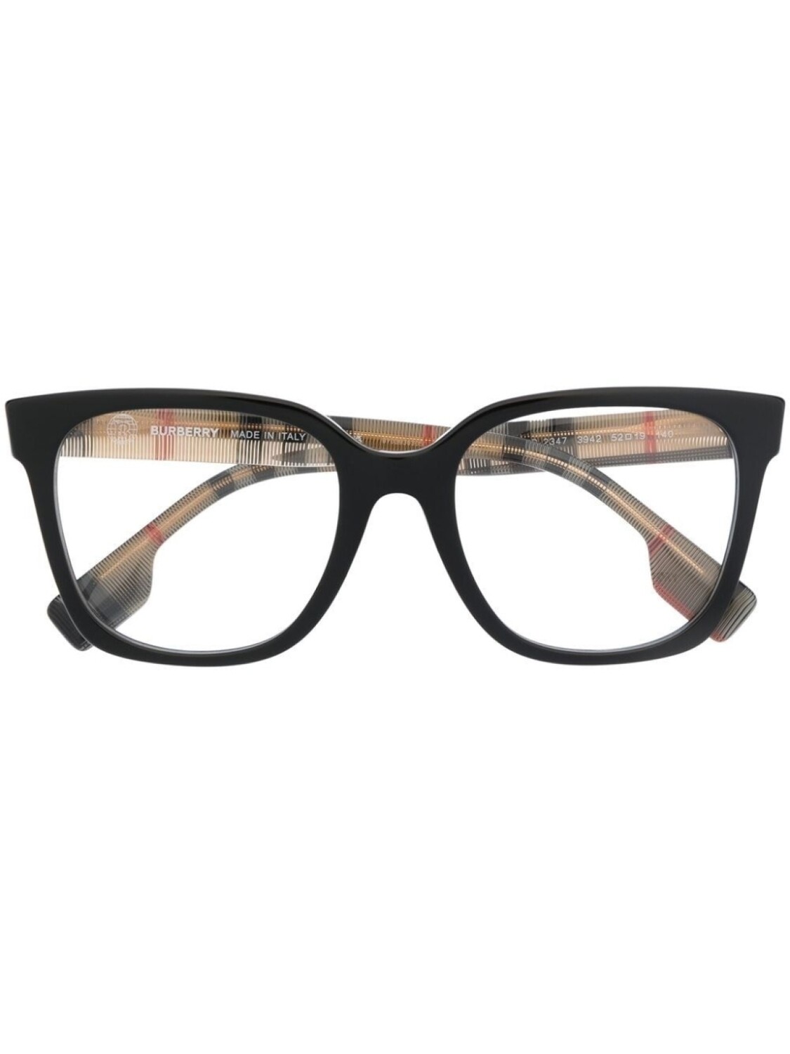 

Burberry Eyewear солнцезащитные очки в клетку Vintage Check, черный