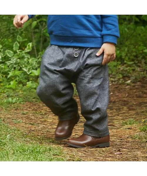 【Hoppetta】Брюки Hoppetta plus из органического хлопка с начесом — фото 2