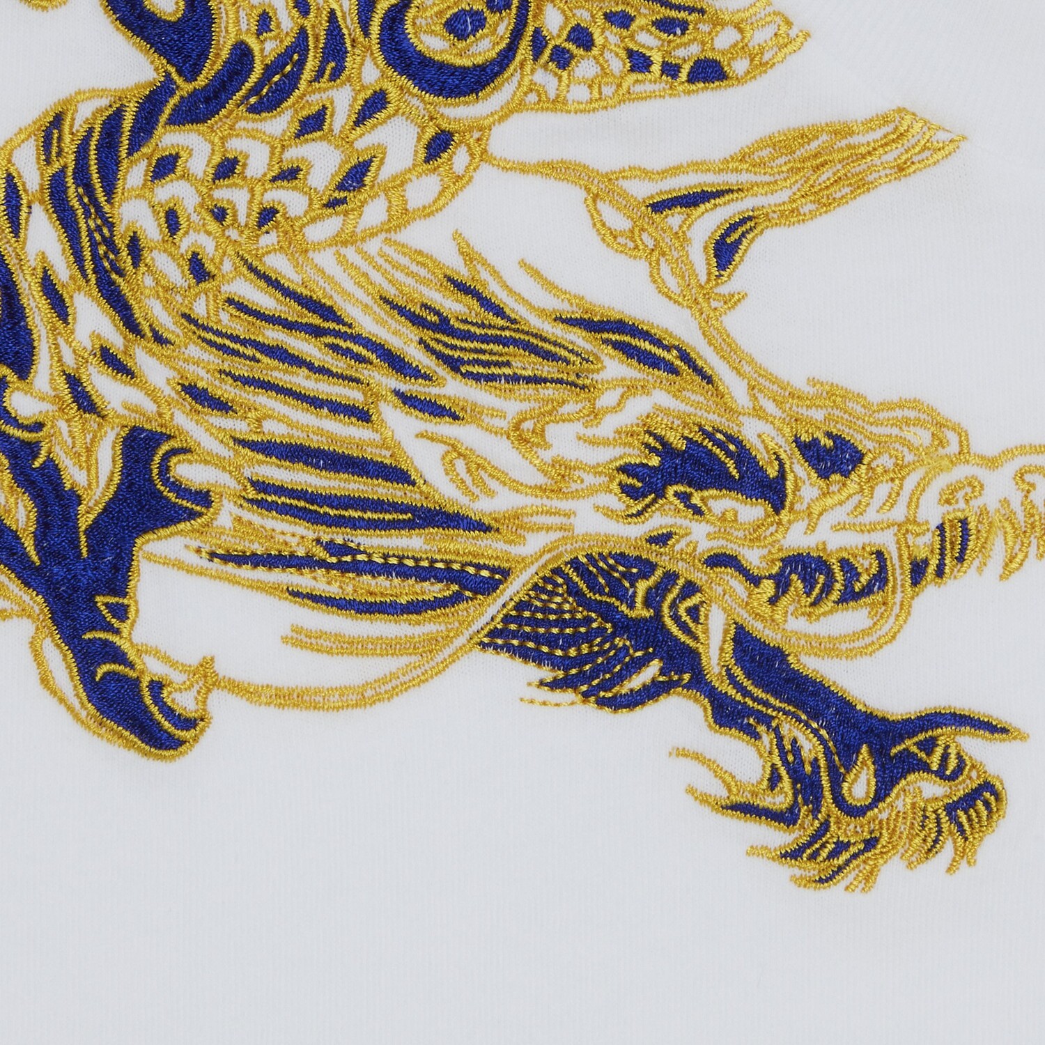 Топ с короткими рукавами и запахом Supreme Dragon, цвет Белый — фото 3