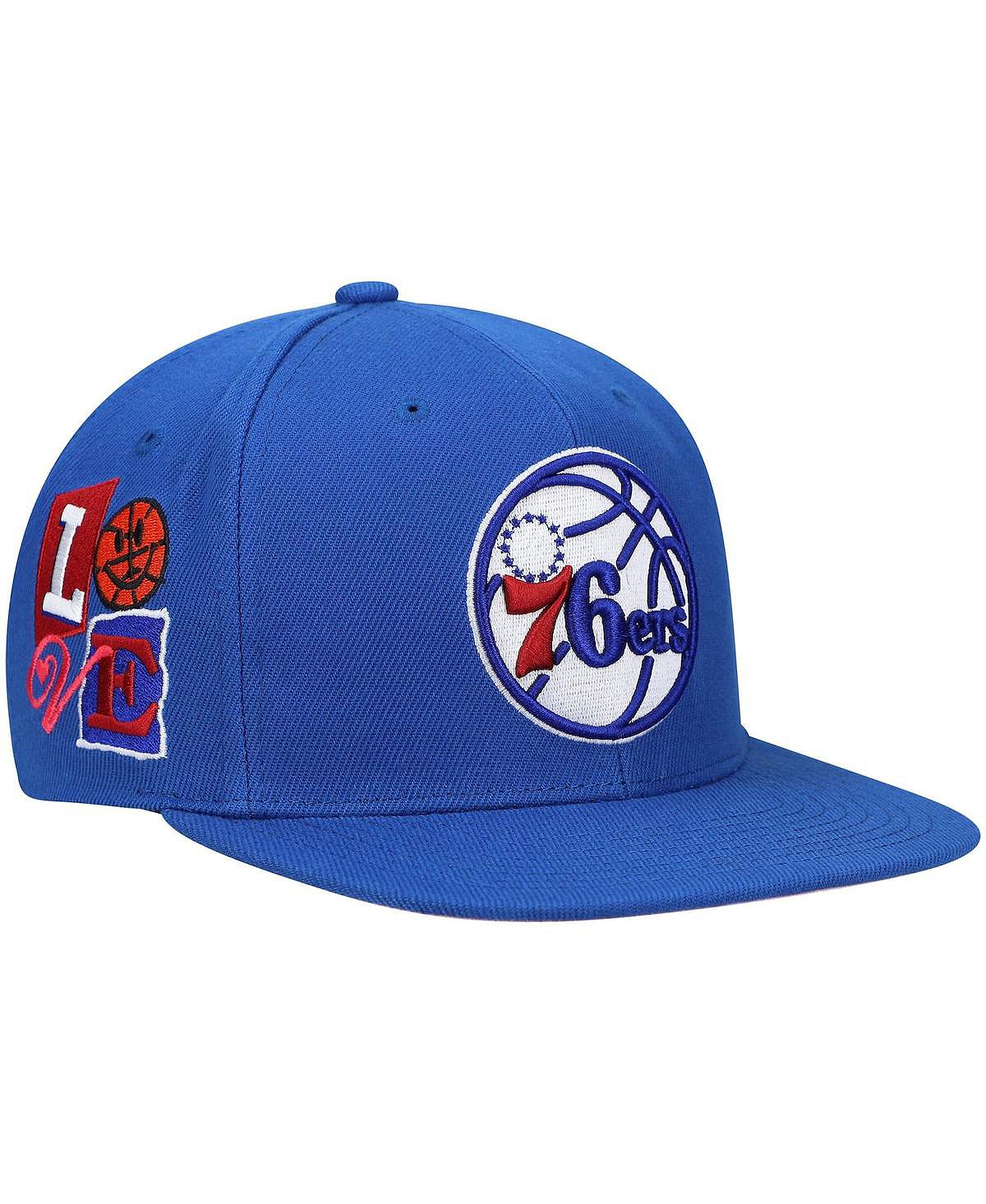 

Мужская кепка Royal Philadelphia 76ers Hardwood Classics All Love Snapback Mitchell & Ness