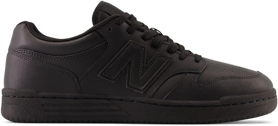 Мужские кроссовки New Balance 480 V1, Black/Black/Black — фото 3