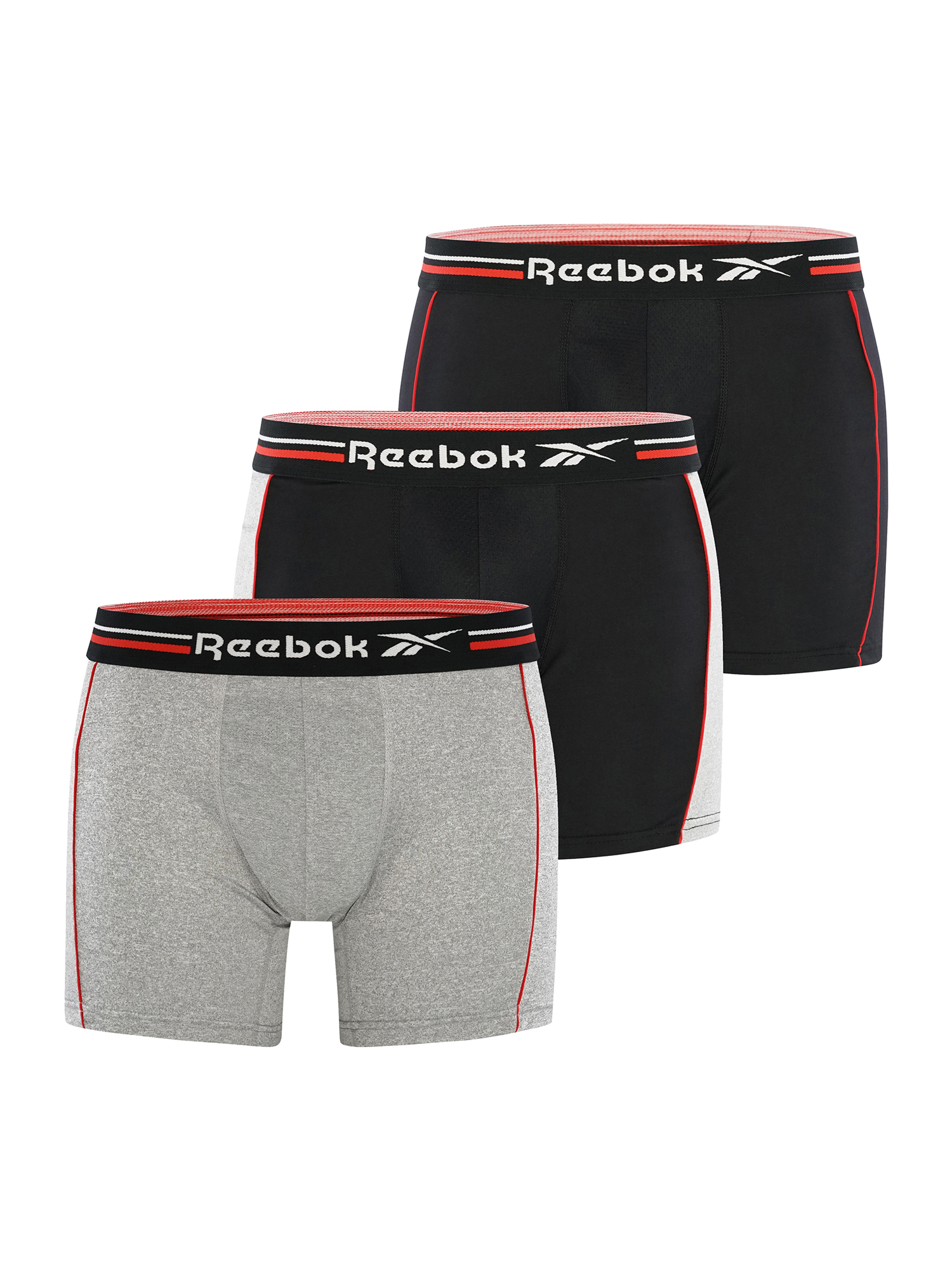 

Боксеры Reebok Boxer JARVIS, цвет Black/Grey Marl/Vector Red