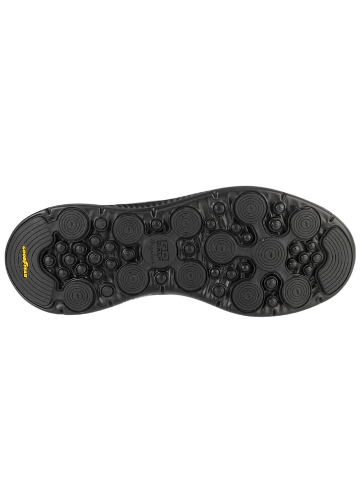 Низкие кроссовки Skechers Slip Ins Go Walk Anywhere Worldwide, черный — фото 4