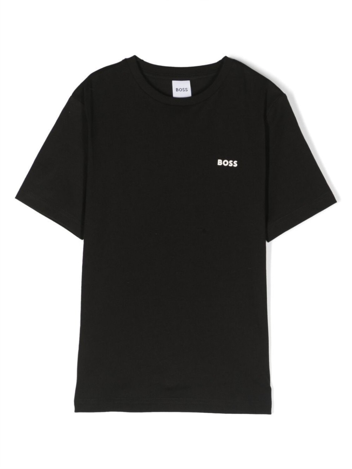

BOSS Kidswear футболка с тисненым логотипом, черный