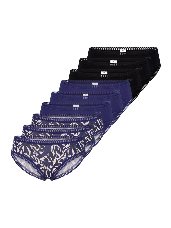 

Sloggi Трусы Hipster GO Crush in Schwarz / blau