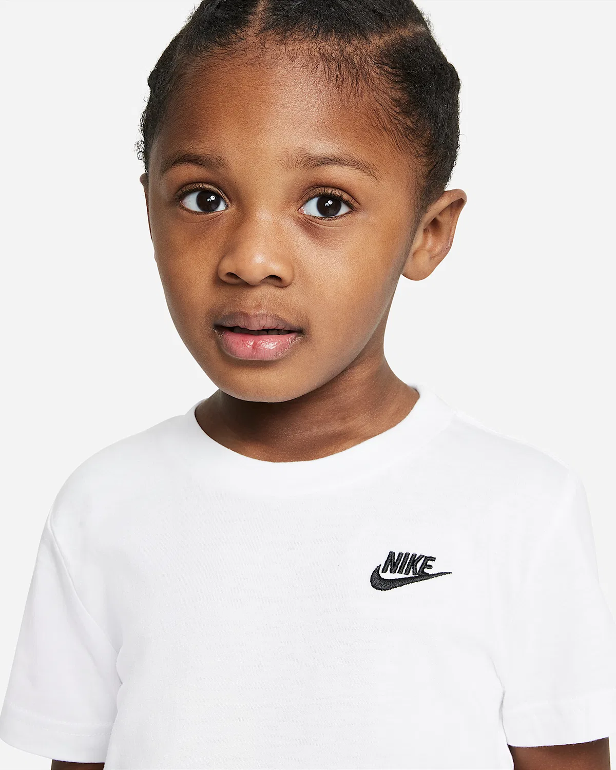 Детская футболка с вышивкой Futura Nike Sportswear, White — фото 3