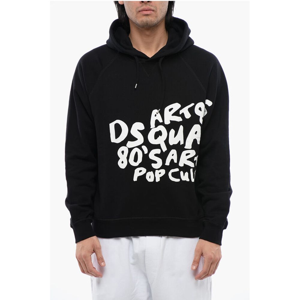 

Толстовка Cool Fit D2 POP 80S из начесаного хлопка Dsquared2, Black