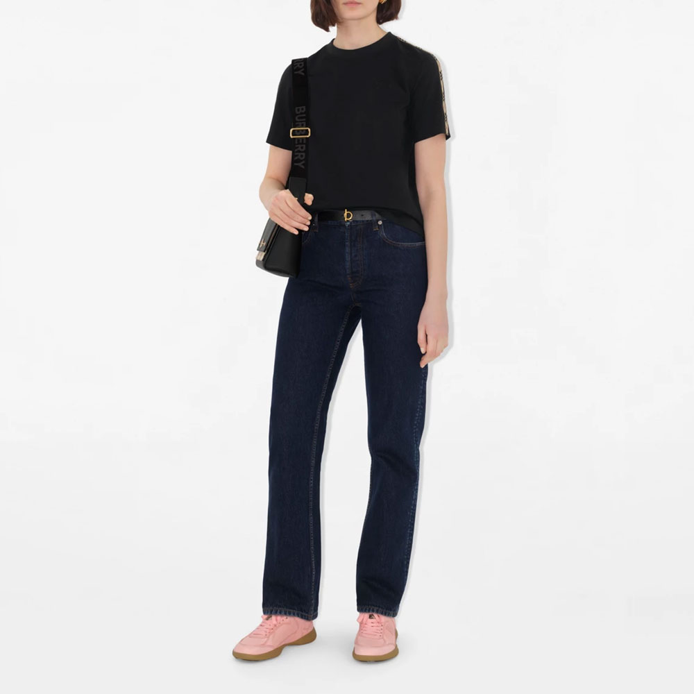 Футболка Cotton T Burberry, черный — фото 3