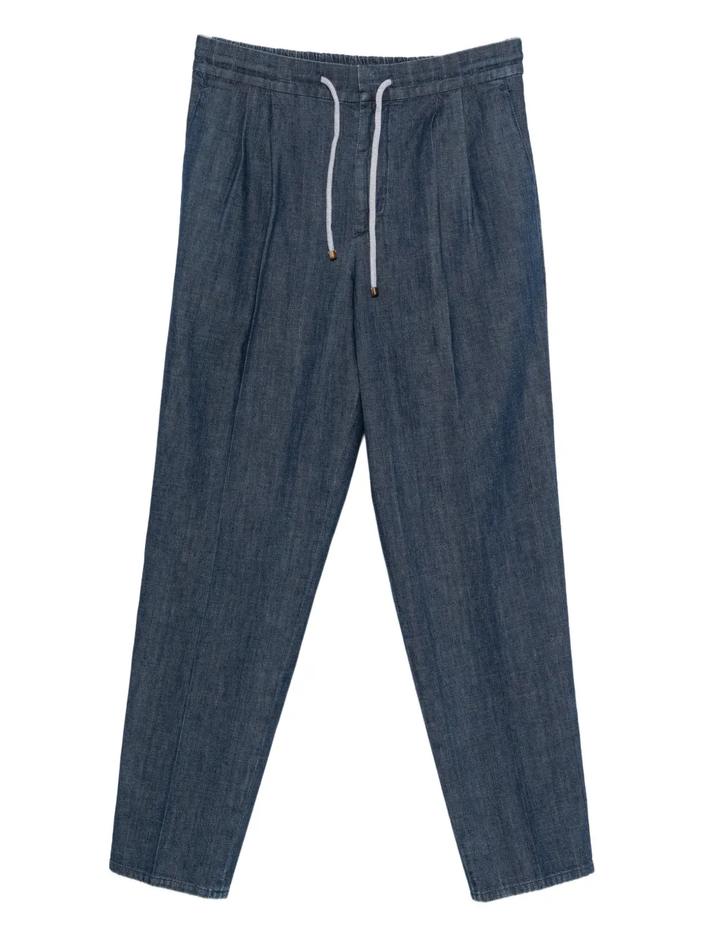 Джинсы на кулиске Brunello Cucinelli, синий