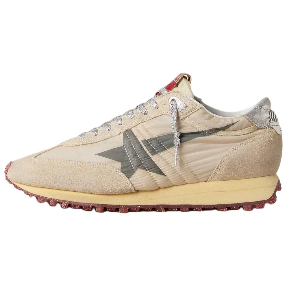 

Golden Goose Низкие повседневные туфли Marathon, бежевые, мужские