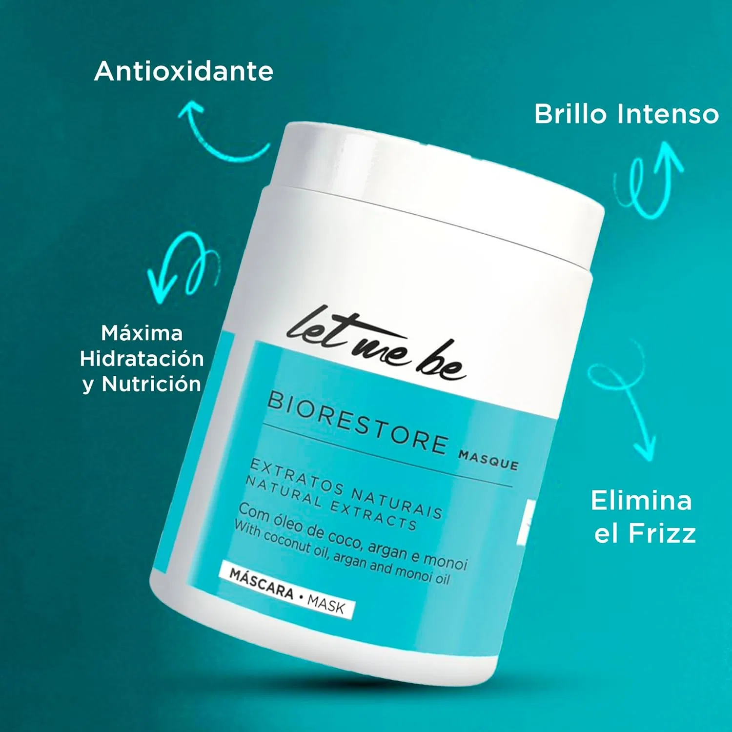 Маска для волос «Biorestore Ultra Hydration» от Let Me Be с кератином и витамином Е (1 кг) Let Me Be — фото 4