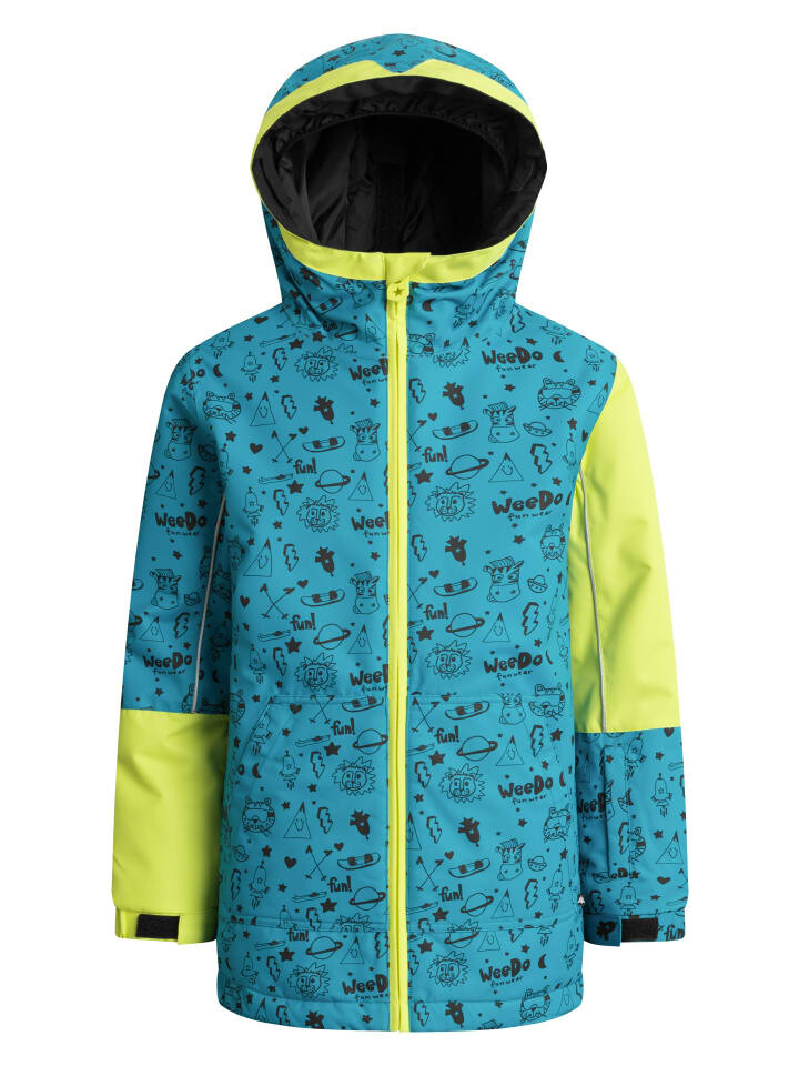 

Зимняя куртка WeeDo COSMO UNIVERSE, цвет petrol_schwarz_print