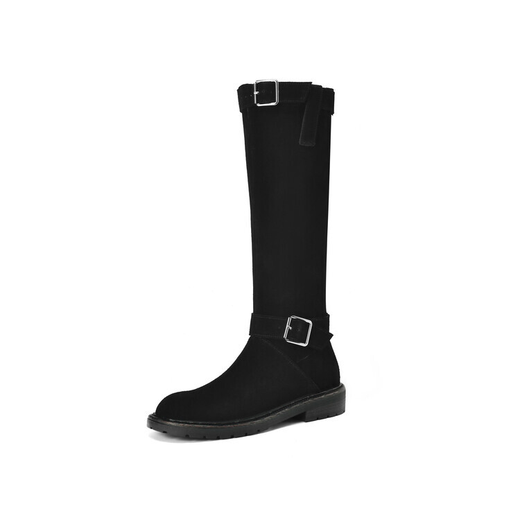 

Сапоги женские Su Yanjiao, цвет Black Fleece-lined