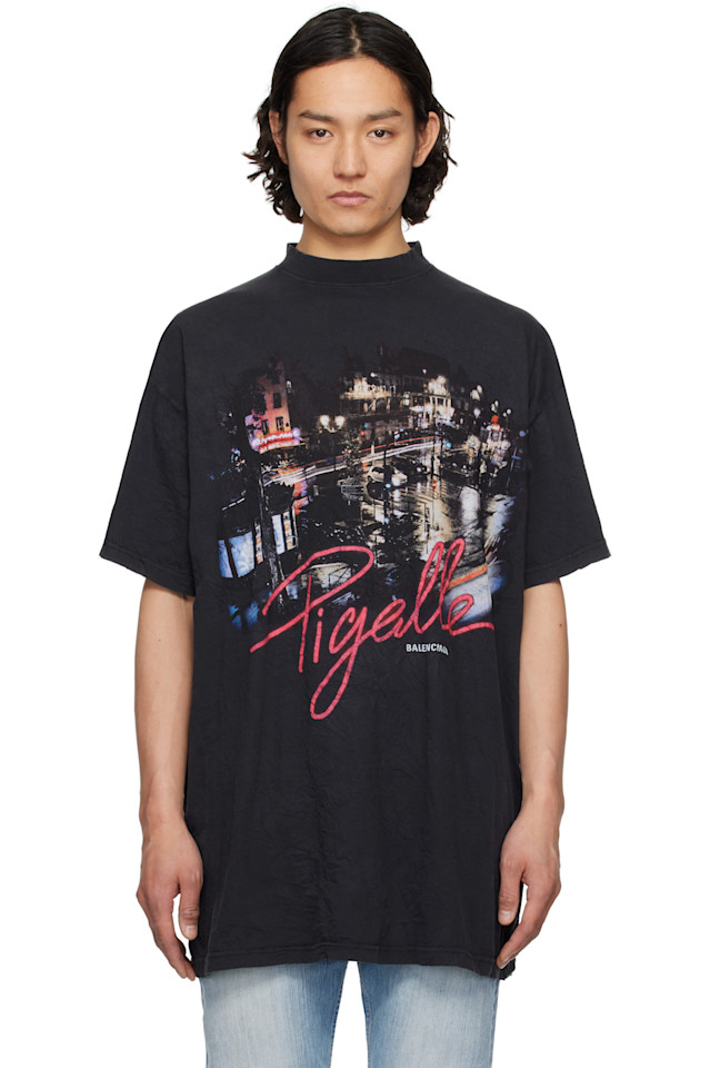 

Футболка Pigalle Balenciaga, черный
