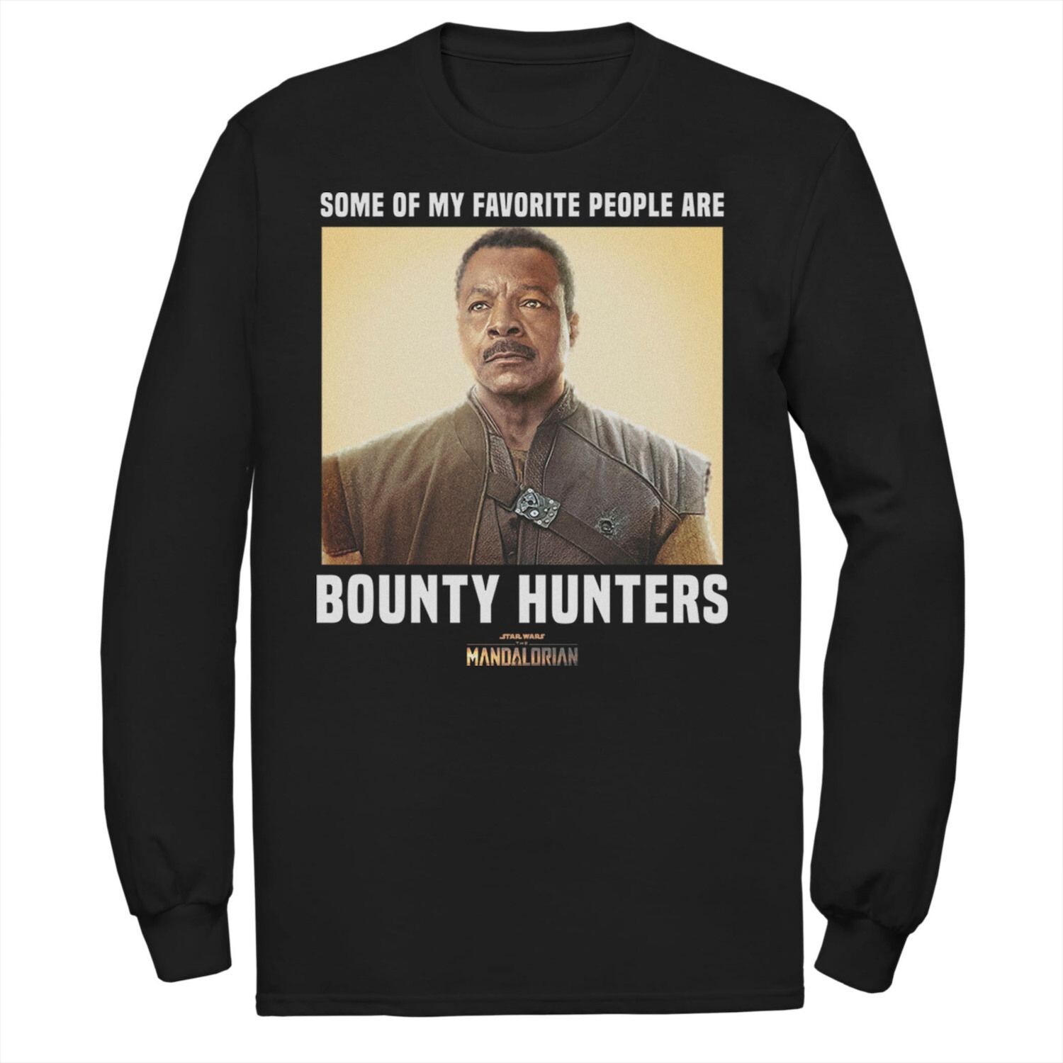 

Мужская футболка The Mandalorian Favorite People Are Bounty Hunters Star Wars