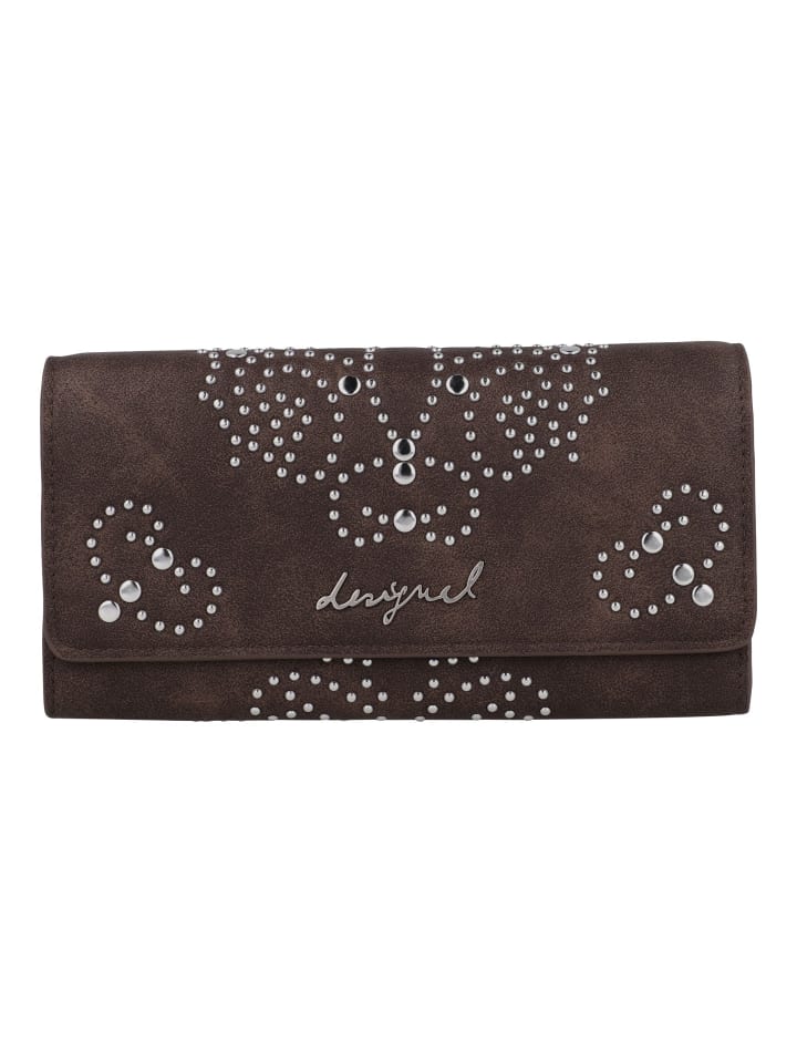 

Кошелек Poker Face Mariona 19 см коричневого цвета Desigual