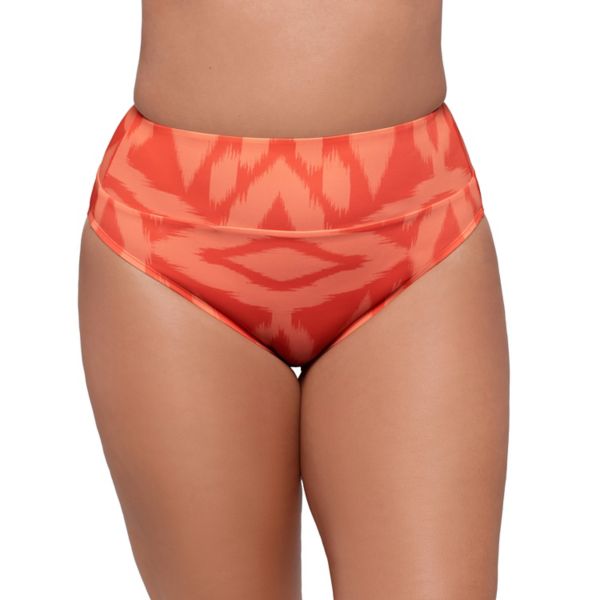 

Женские плавки-шорты с ультратонкой посадкой на животе S3 Swim, цвет watermelon ikat